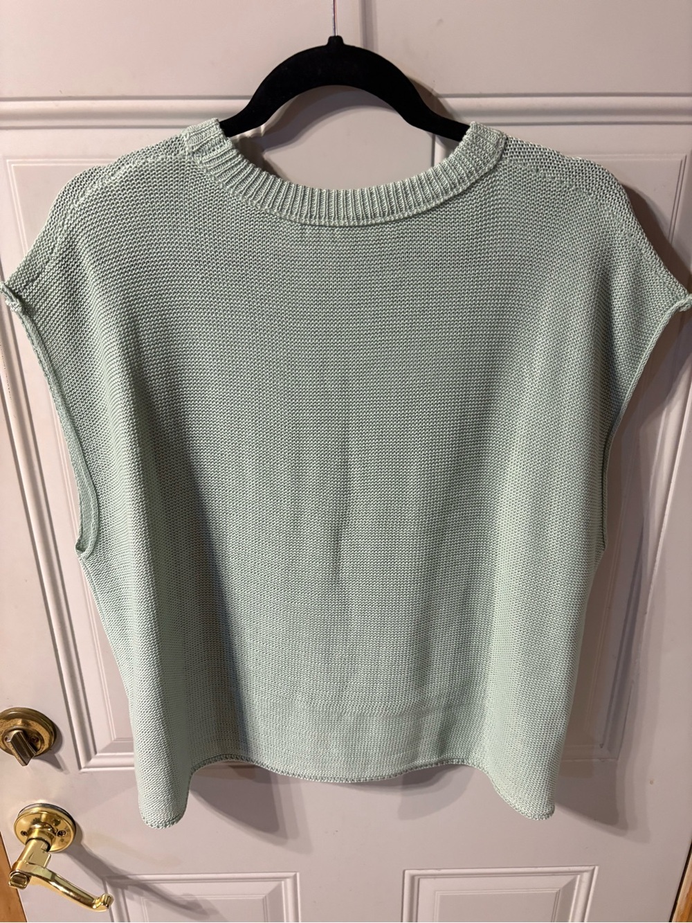 SHEIN Light Mint Knit Women's Sweater - Relaxed Crew Neck Size Medium - Picture 3 of 3